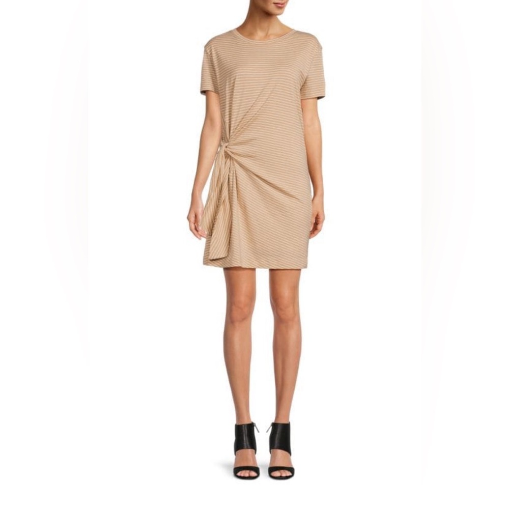 NWT Vince Striped Knot Sheath Mini Dress M